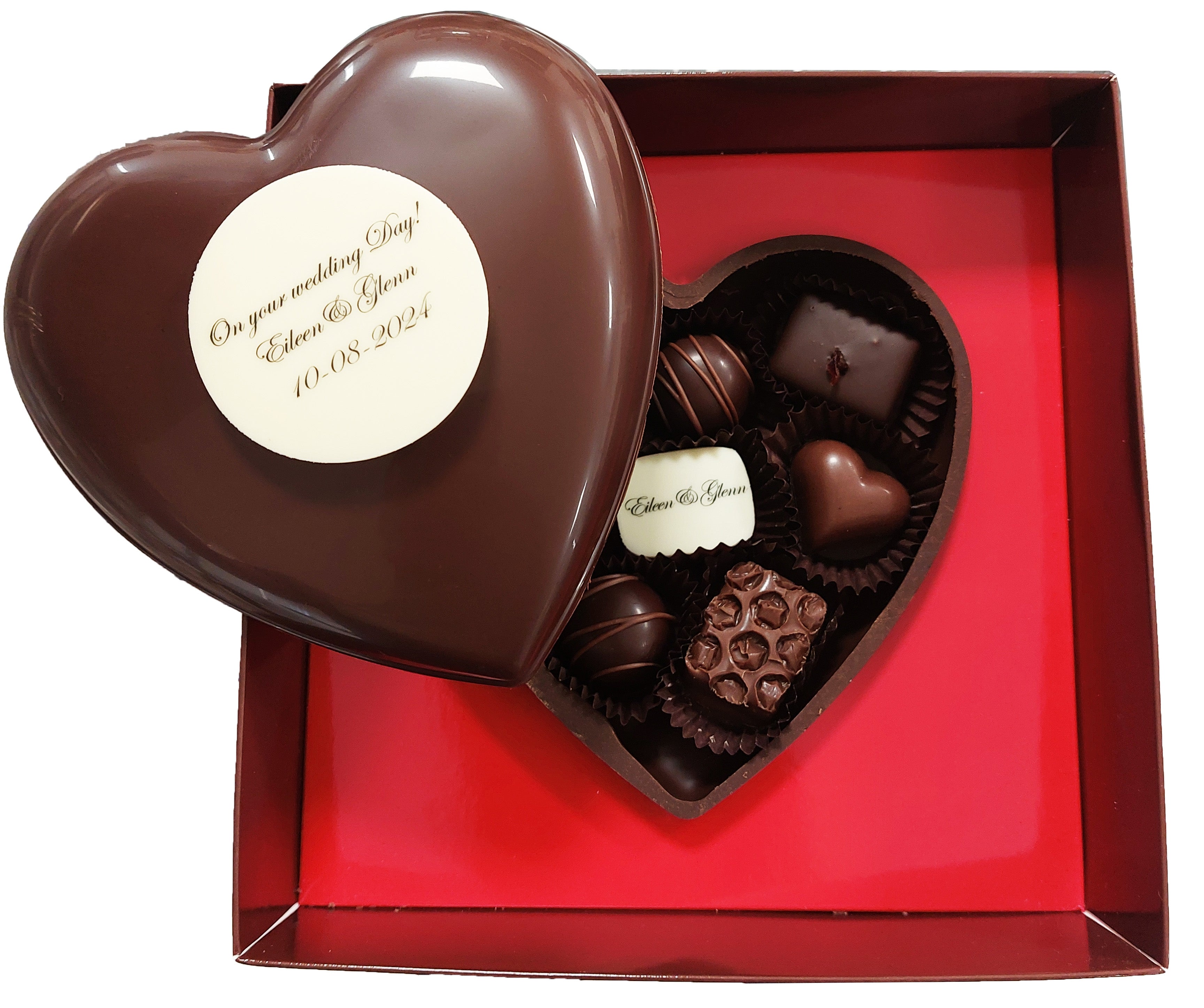 Chocolate Wedding gift Chocolate Heart