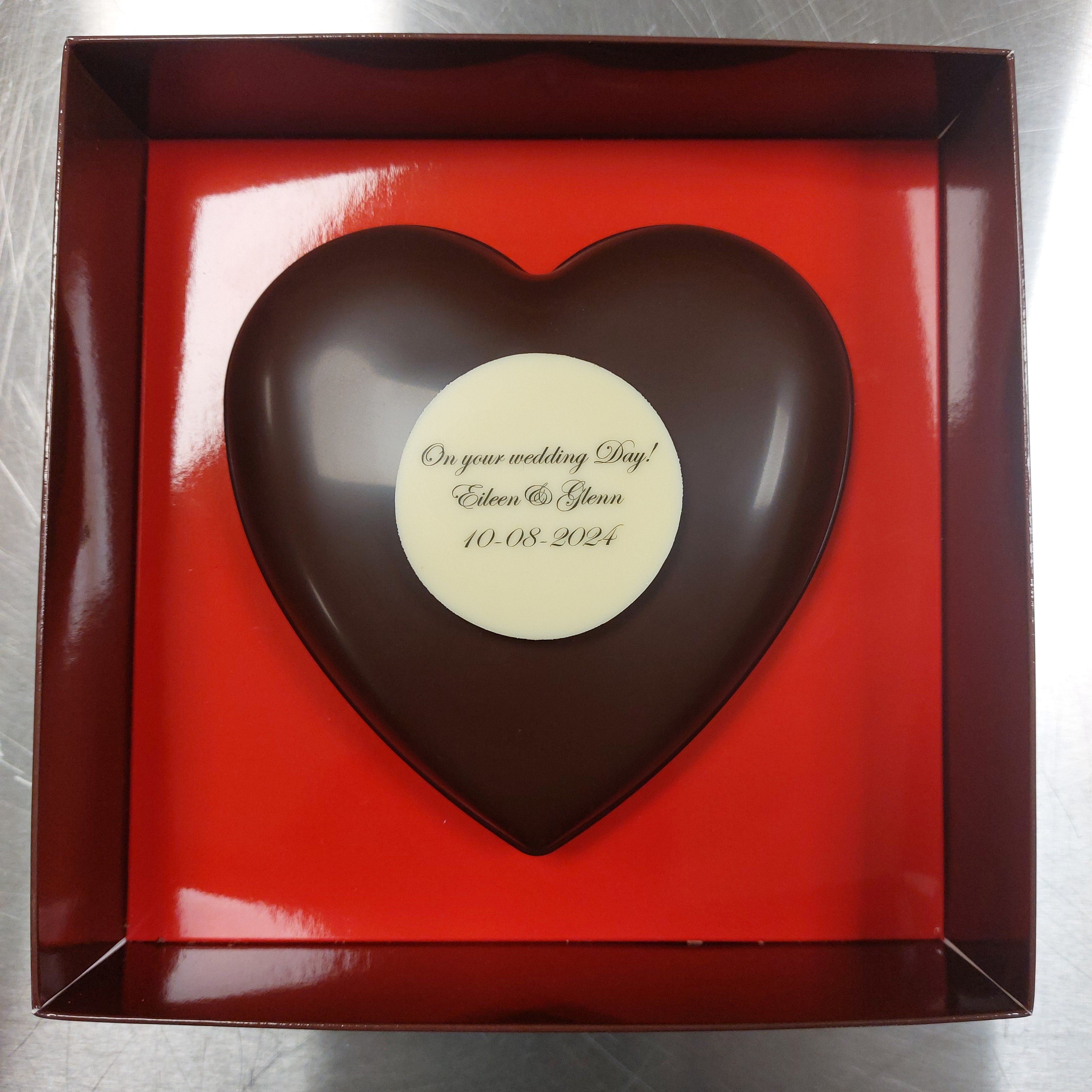 Chocolate Wedding gift (Chocolate Heart)