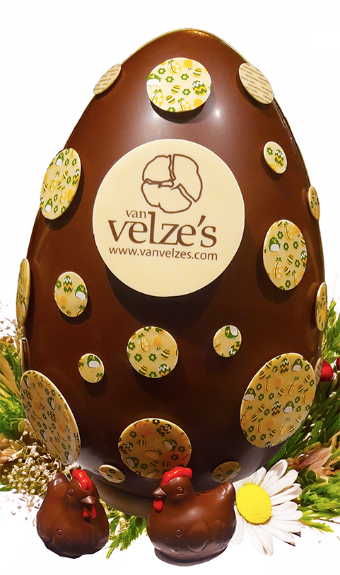 Van Velze's GIANT Chocolate Easter egg! (5KG)