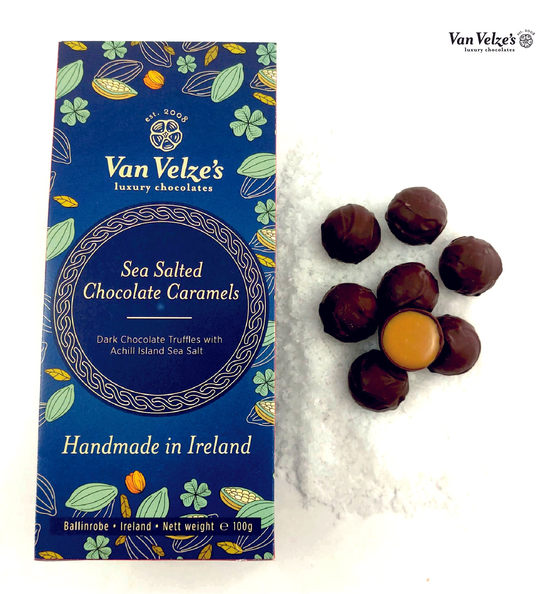 Dark Salted Caramel truffles