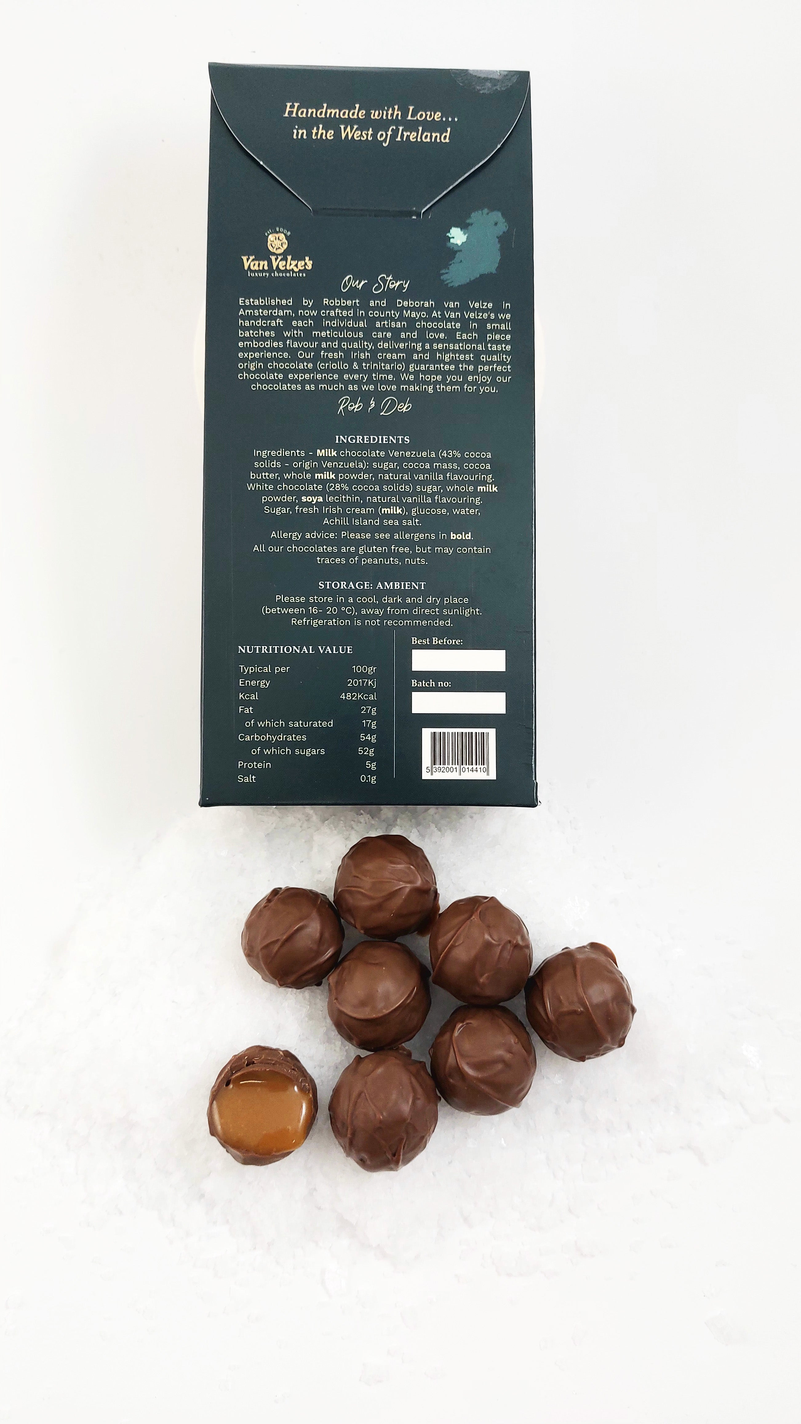 Sea Salted Caramel truffle box