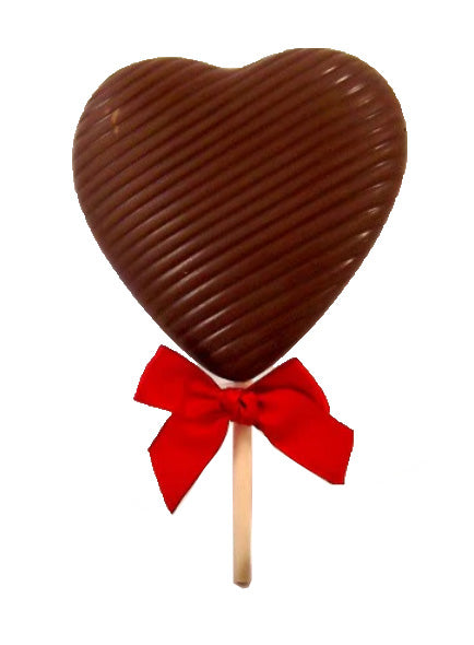Chocolate Heart lolly