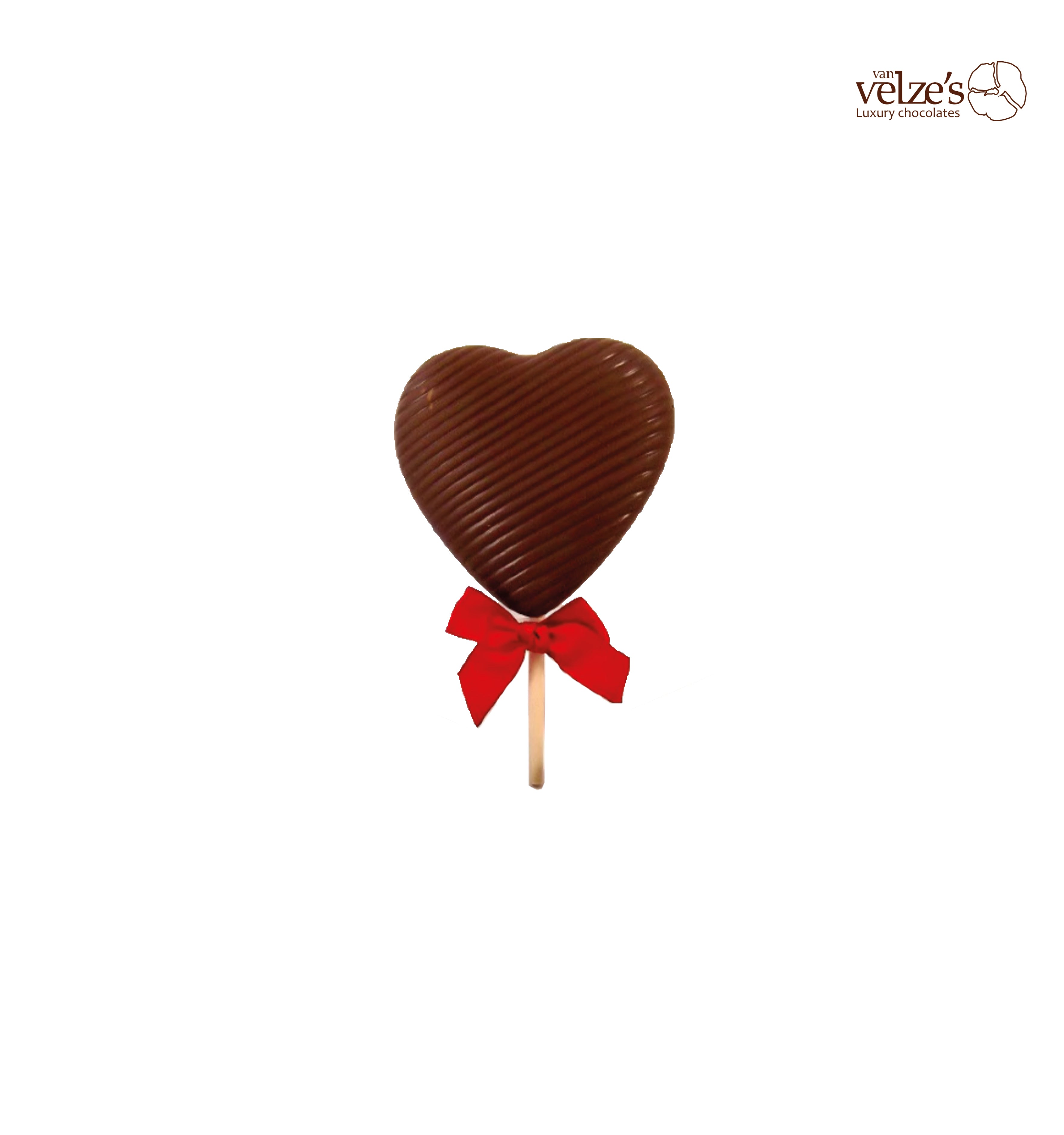 Chocolate Heart lolly